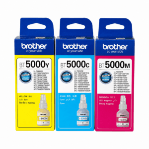 2026/05/1000666837.png Brother Genuine BT5000 Cyan, Magenta and Yellow High Yield Ink Bottle Set