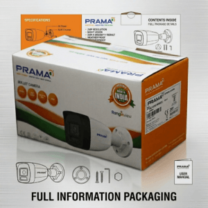 PRAMA 2MP PT-ECY2DS-AWWDSJ 4mm Network Bullet Camera