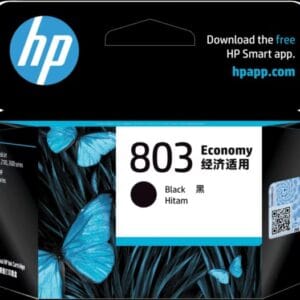 HP Genuine 803 Economy Black Ink Cartridge