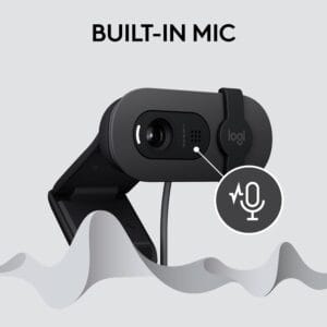 615v46uvVkL._SL1500_ Logitech Brio 100 Full HD 1080P Webcam with Built-in Mic