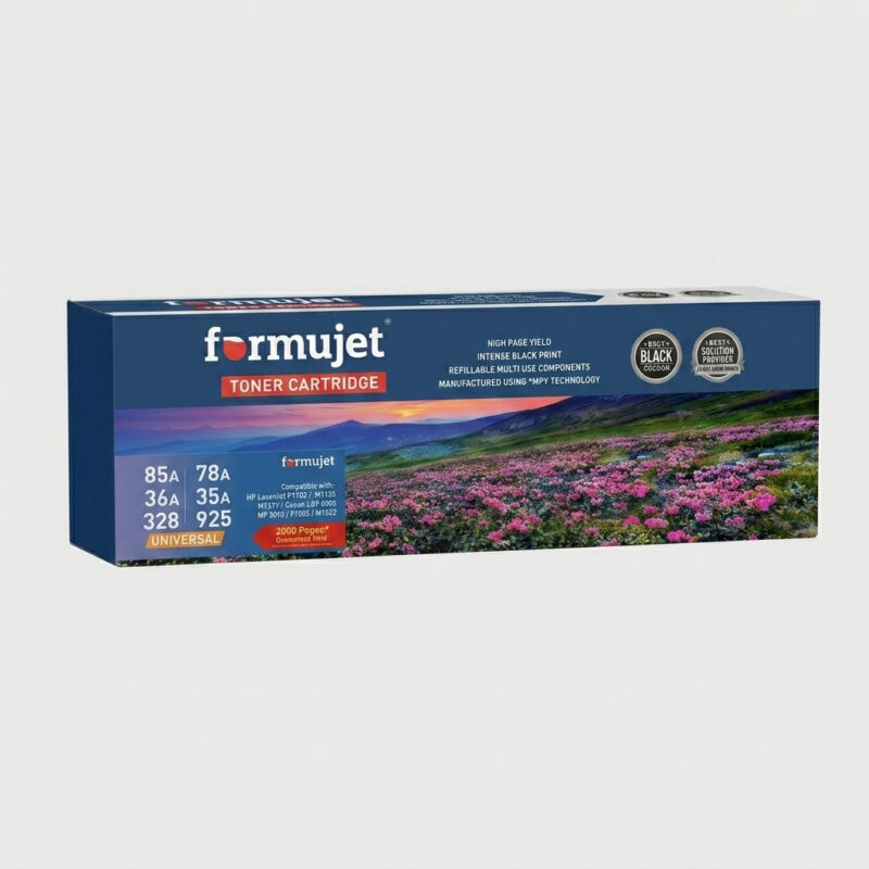 Formujet 85A:78A:36A:35A Universal Premium Black Toner Cartridge Formujet 85A/78A/36A/35A Universal Premium Black Toner Cartridge