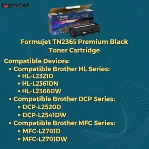 Formujet TN2365 Premium Black Toner Cartridge Formujet TN2365 Premium Black Toner Cartridge