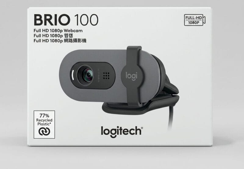 Logitech Logitech Brio 100 Full HD 1080P Webcam with Built-in Mic