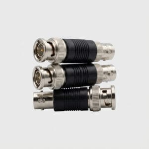 Premium 75 Ohm BNC Male to Female Extension Adapters – High-Definition Coaxial Cable Inline Joiner & Connector Extensions with Rubber Strain Relief Boots for CCTV Security Cameras and Broadcast Video
