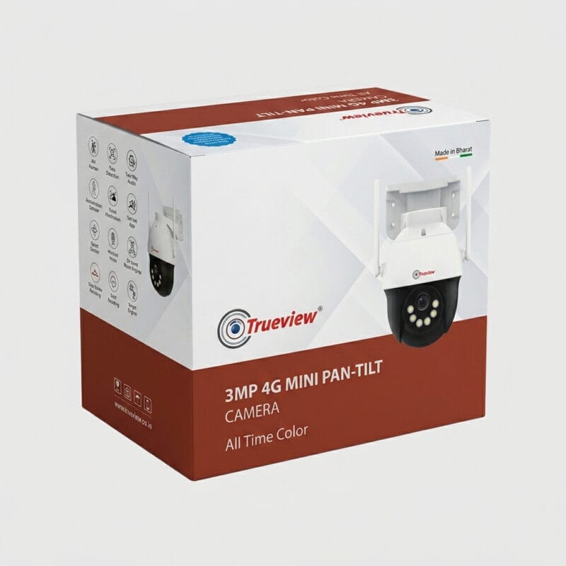 Trueview 3MP 4G Mini Pan-Tilt Camera