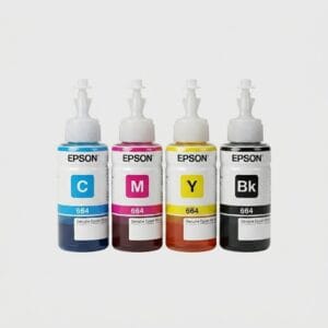 Genuine Epson 664 EcoTank Ink Bottles (Full 4-Color Set)