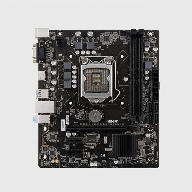 2026/06/1000547692.jpg PowerX PMB-H81 NVME Intel H81 Chipset LGA1150 Desktop Motherboard