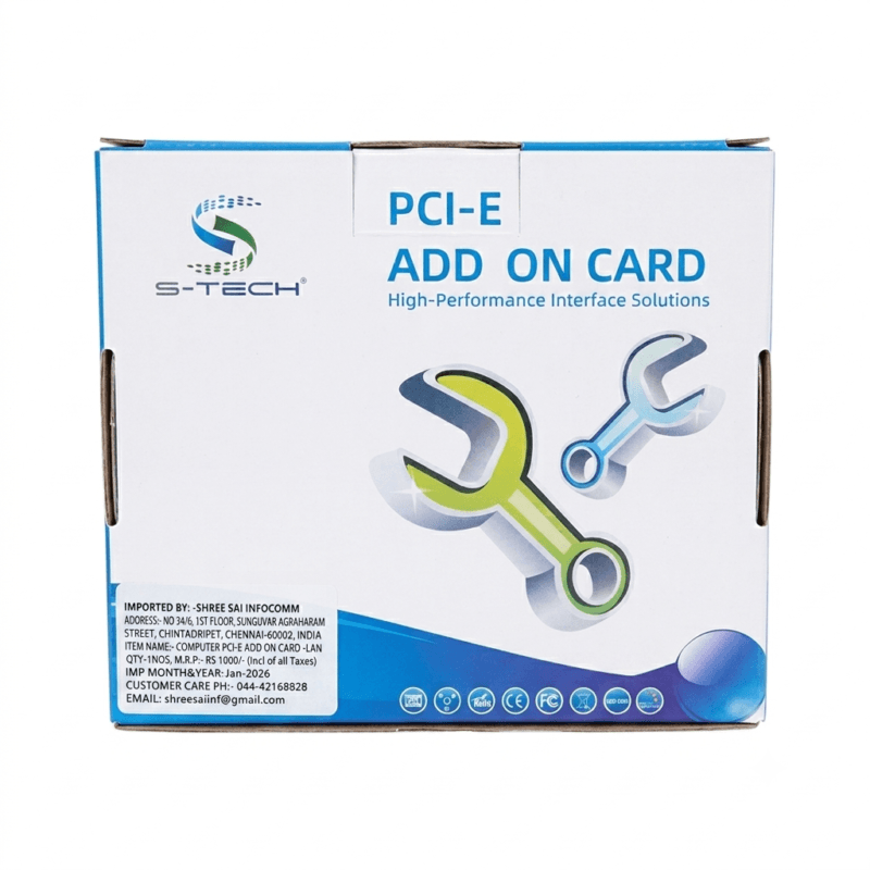 2026/06/1000578259.png S-TECH PCI-E Gigabit Ethernet Add-On Card