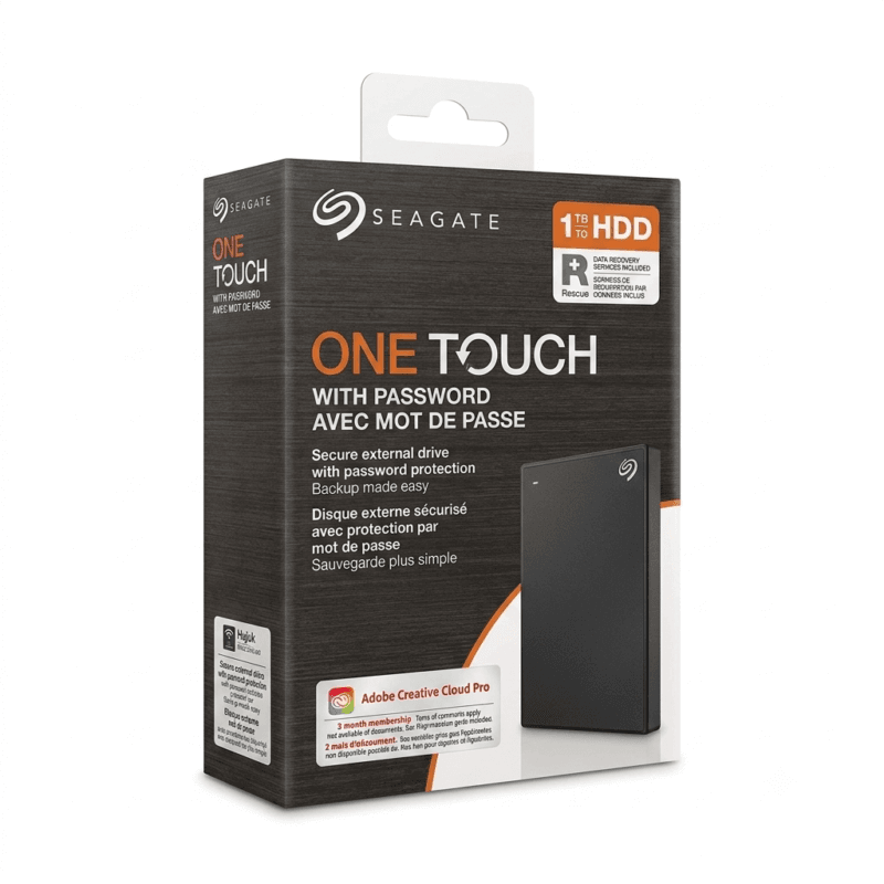 Seagate One Touch Portable External Hard Drive