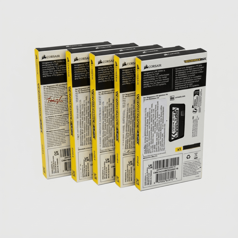 16gb (2) Corsair Vengeance LPX DDR4 Desktop RAM