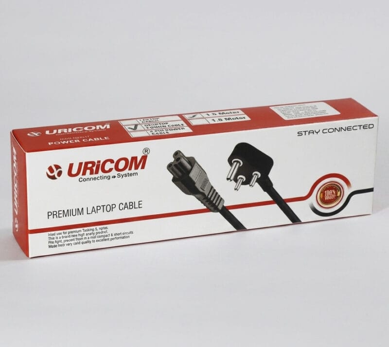 URICOM Premium Laptop Power Cable (1.5)