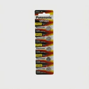 Panasonic CR1220 3V (Pack of 5)Lithium Micro Coin Cell Batteries