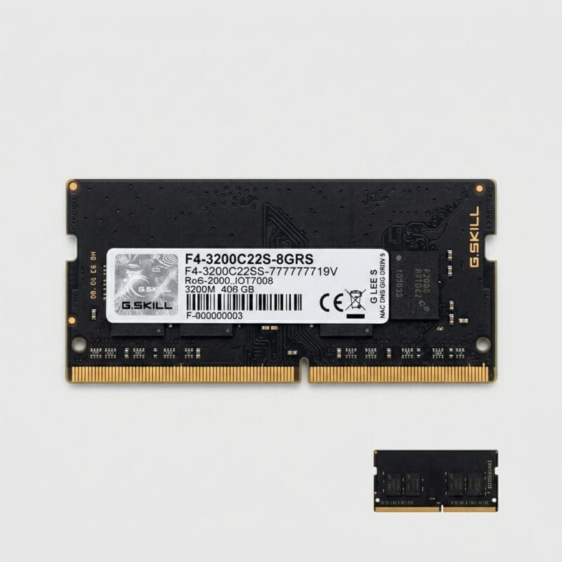 G.Skill Ripjaws 8GB DDR4 3200MHz SO-DIMM High-Performance Laptop RAM Module