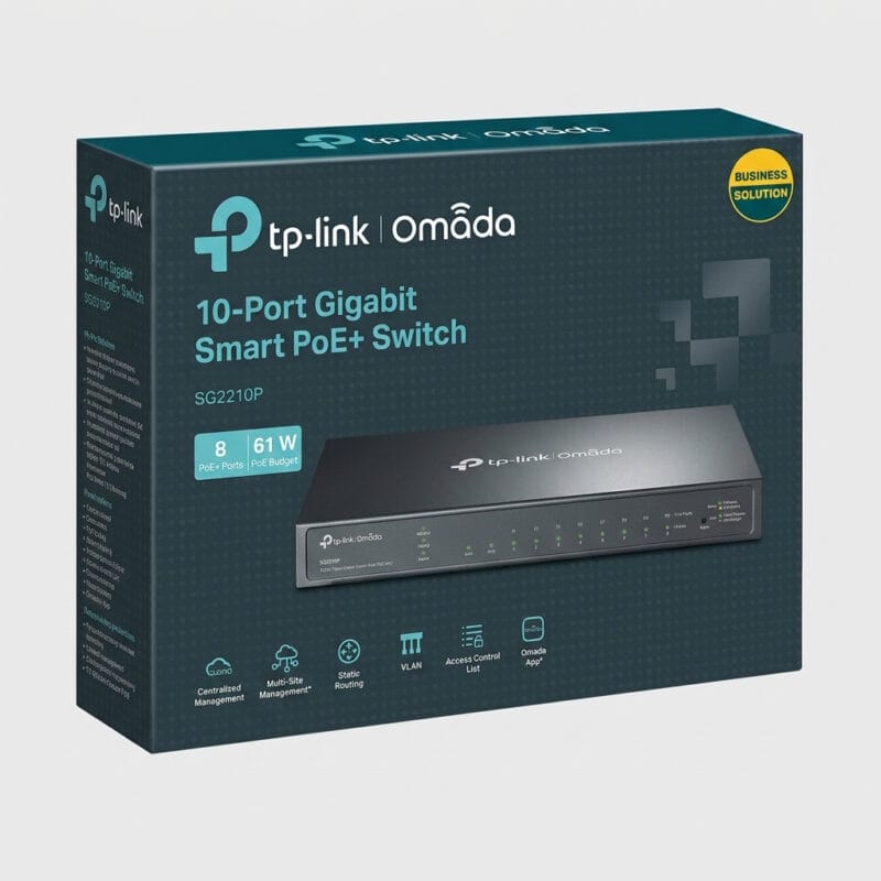 TP-Link Omada SG2210P 10-Port Gigabit Smart PoE+ Switch