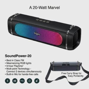 1780253825089 Fingers Marvel-20 20-Watt Portable Wireless Bluetooth Speaker
