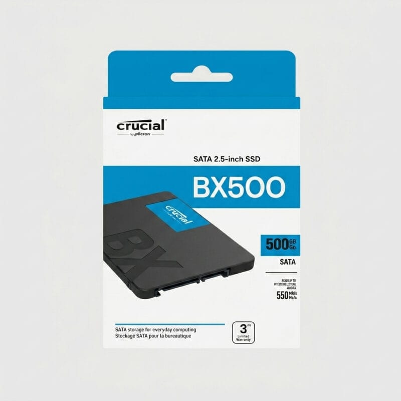 1781951094266 Crucial BX500 SATA 2.5-inch Internal Solid State Drive (SSD)