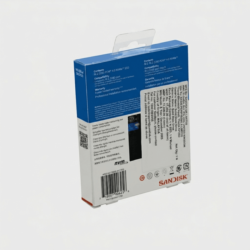 SanDisk WD Blue SN5100 1TB NVMe M.2 2280 Internal Solid State Drive (SSD)