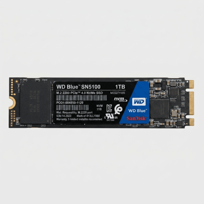 SanDisk WD Blue SN5100 1TB NVMe M.2 2280 Internal Solid State Drive (SSD)