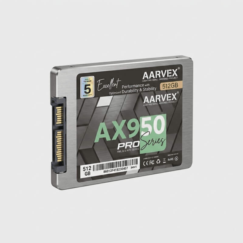 AARVEX AX950 512GB 2.5" SATA III Internal Solid State Drive (SSD)