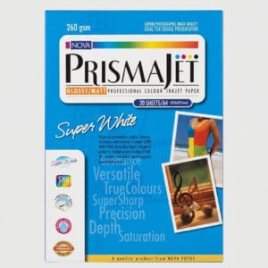 Nova PrismaJet 260 gsm Super White Professional Colour Inkjet Paper
