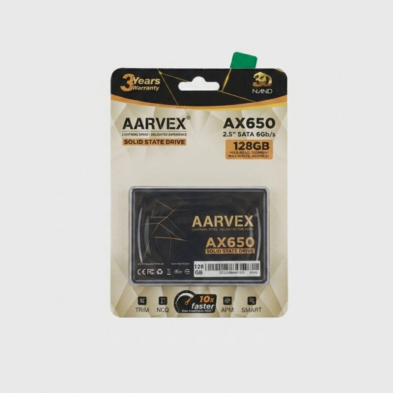 AARVEX AX650 128GB AARVEX AX650 128GB 2.5" SATA 6Gb/s Internal Solid State Drive (SSD)