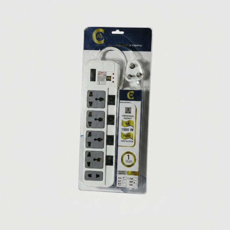 CAB 4-Socket Power Strip with Individual Switches CAB 4-Socket Power Strip with Individual Switches