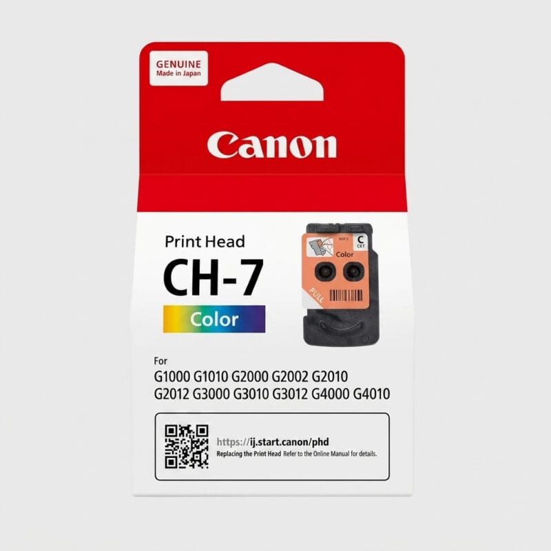 Canon PIXMA CH-7 Color Print Head – Replacement FINE Cartridge Unit for G-Series MegaTank Printers (G1000, G2000, G3000, G4000 Series)
