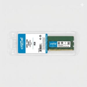 Crucial Basics DDR4 Desktop RAM – 3200MHz CL22 UDIMM Computer Memory Module