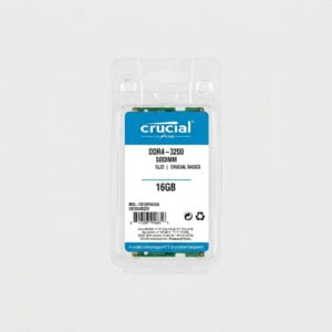 Crucial Basics DDR4 Laptop RAM Crucial Basics DDR4 Laptop RAM – 3200MHz CL22 SODIMM Memory Module for Laptop and Notebook Upgrades