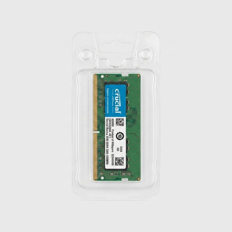 Crucial DDR4 3200MHz CL22 Laptop Memory Module Crucial DDR4 3200MHz CL22 Laptop Memory Module (SO-DIMM High-Performance RAM Upgrade - 8GB & 16GB