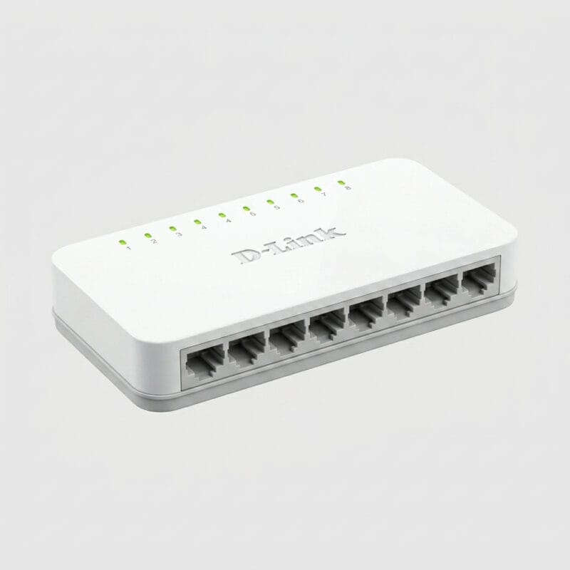 DL D-Link DES-1008C 8-Port 10/100Mbps Fast Ethernet Desktop Switch