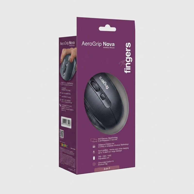 FINGERS AeroGrip Nova Wireless Mouse
