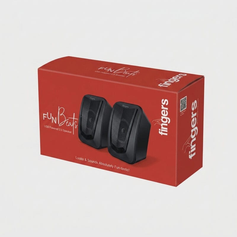 Fingers FunBeats USB Powered 2.0 Multimedia Desktop Speakers Fingers FunBeats USB Powered 2.0 Multimedia Desktop Speakers