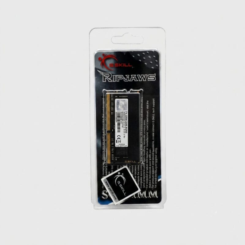 G.Skill Ripjaws 8GB DDR4 3200MHz SO-DIMM High-Performance Laptop RAM Module
