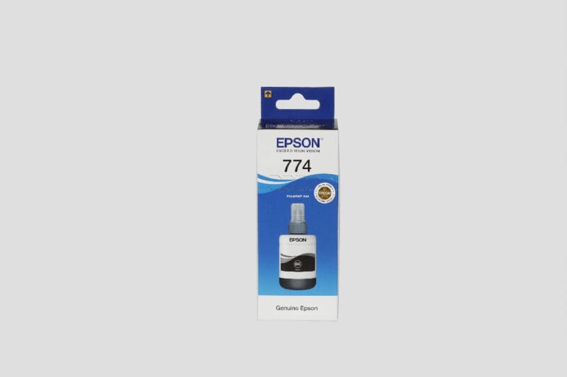 Genuine Epson 774 High-Yield Monochrome EcoTank Ink Bottle Genuine Epson 774 High-Yield Monochrome EcoTank Ink Bottle