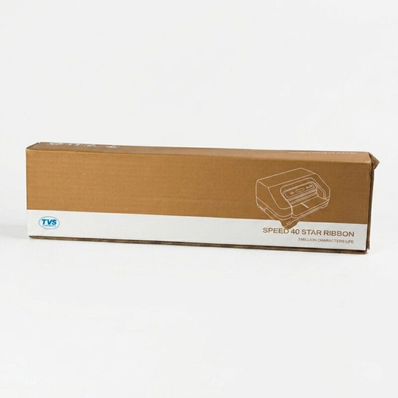 Genuine TVS-E Speed 40 Star Printer Ribbon Cartridge (3 Million Characters Life Yield) Genuine TVS-E Speed 40 Star Printer Ribbon Cartridge (3 Million Characters Life Yield)