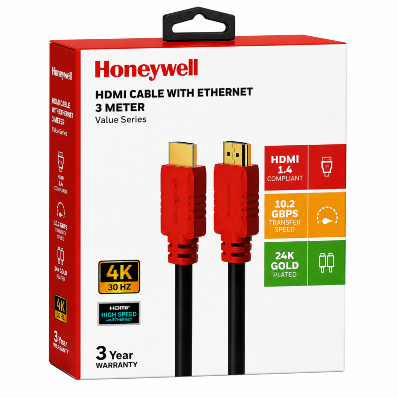 Honeywell High Speed HDMI Cable with Ethernet