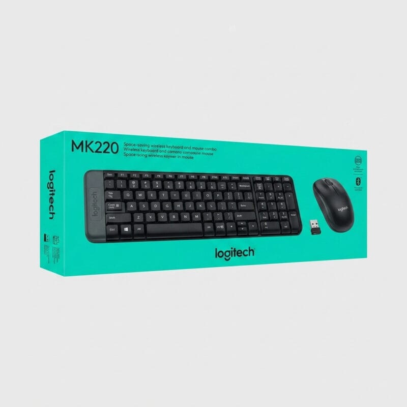 Logitech MK220 Wireless Keyboard and Mouse Combo Logitech MK220 Wireless Keyboard and Mouse Combo