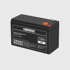Luminous 12V 7.2Ah Sealed Maintenance Free (SMF) Rechargeable UPS Battery Luminous 12V 7.2Ah Sealed Maintenance Free (SMF) Rechargeable UPS Battery