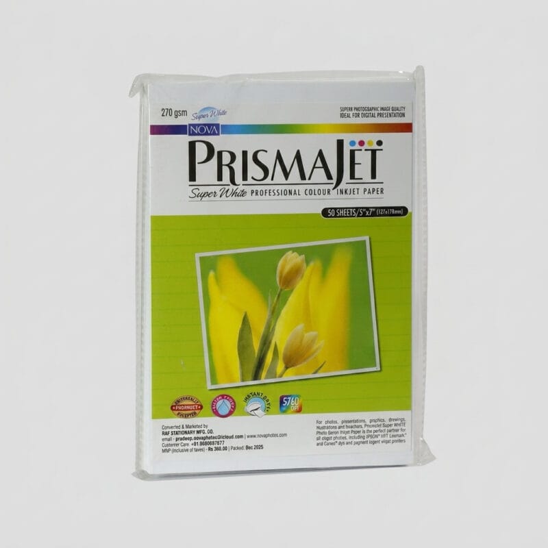 Nova PrismaJet Super White Professional Colour Inkjet Paper Nova PrismaJet Super White Professional Colour Inkjet Paper