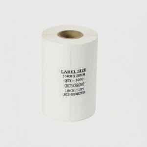 Premium CBC75 Chromo 30mm x 20mm Self-Adhesive Barcode Label Roll Premium CBC75 Chromo 30mm x 20mm Self-Adhesive Barcode Label Roll