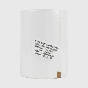 Premium Plain Chromo Shipping Label Roll (RS-C801) – 100mm x 150mm Premium Plain Chromo Shipping Label Roll (RS-C801) – 100mm x 150mm