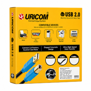 URICOMI USB 2.0 Printer Cable 3 Meter