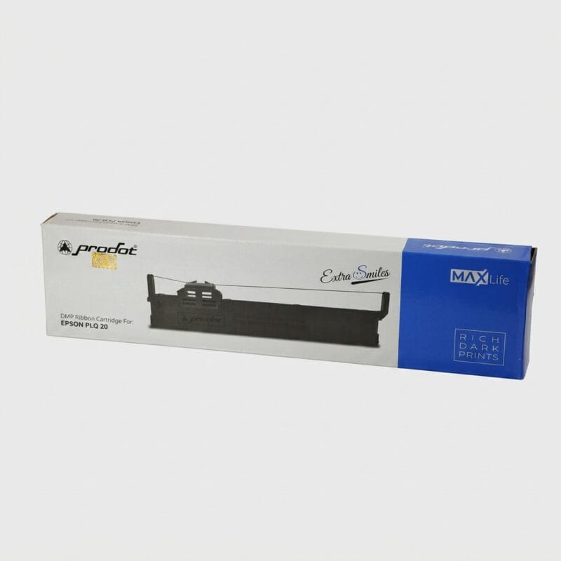 ProDot MAX Life DMP Ribbon Cartridge for Epson PLQ 20 (Rich Dark Prints) ProDot MAX Life DMP Ribbon Cartridge for Epson PLQ 20 (Rich Dark Prints)