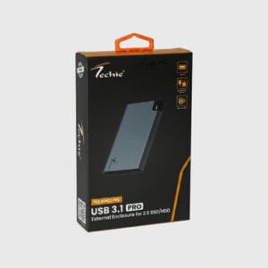 Techie TC2.5ENC3 PRO USB 3.1 PRO External Enclosure for 2.5" SSD/HDD