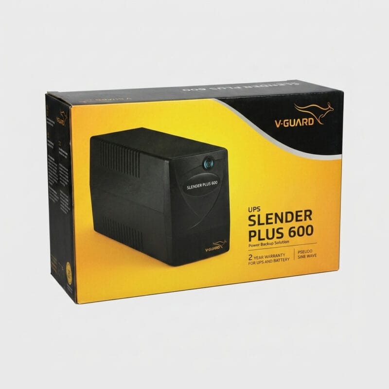 V-Guard Slender Plus 600 Desktop UPS Power Backup Solution (Pseudo Sine Wave) V-Guard Slender Plus 600 Desktop UPS Power Backup Solution (Pseudo Sine Wave)