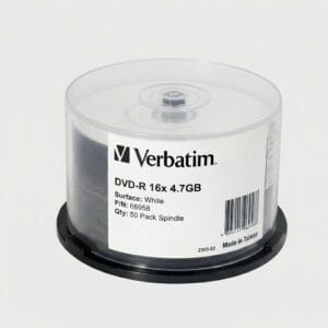 Verbatim DVD-R 16x 4.7GB Blank Media Verbatim DVD-R 16x 4.7GB Blank Media