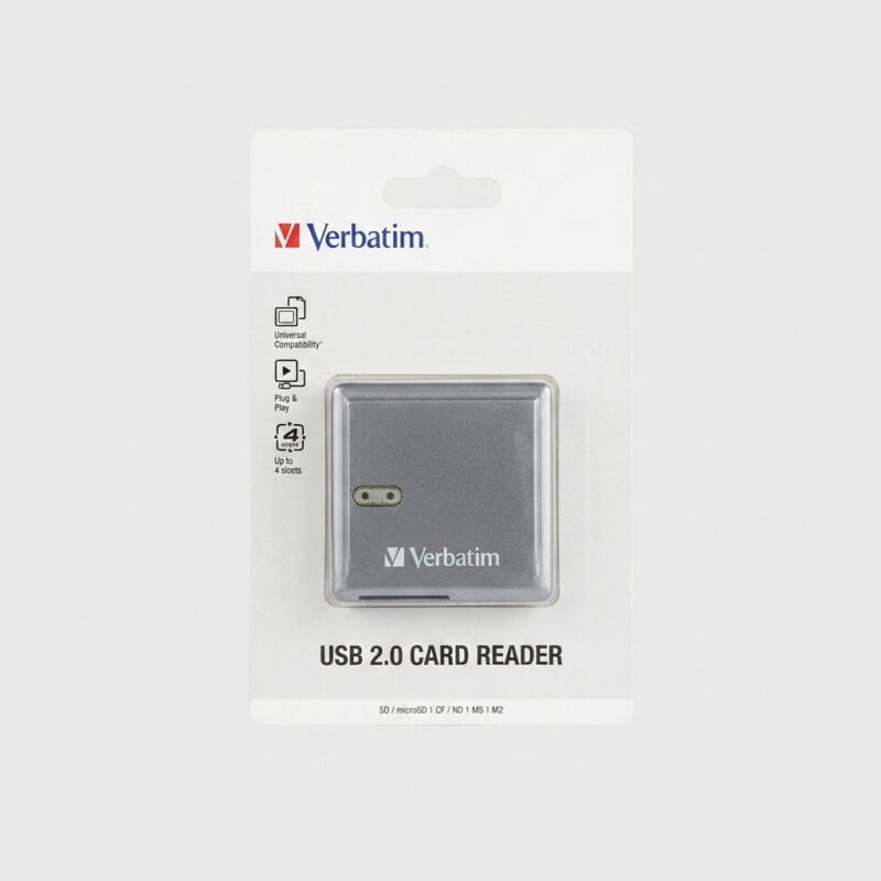Verbatim USB 2.0 Multi-In-1 Card Reader