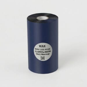 Wax 1 Premium Wax 333 Plus Thermal Transfer Barcode Ribbon 110mm