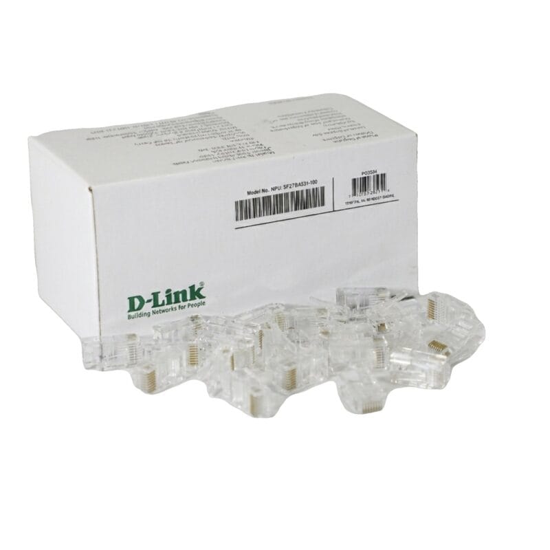RJ45 Modular Connector Network Cable Crimp Connectors(PACK OF 25)